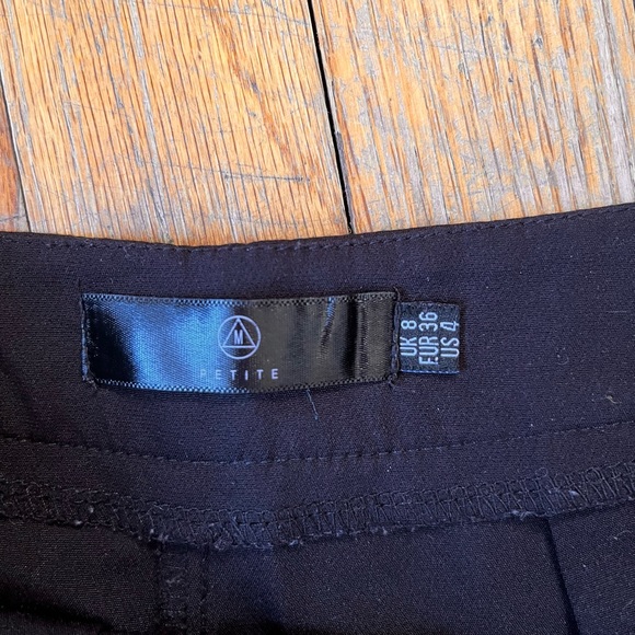 MISSGUIDED cigarette pants trousers petite black tapered leg. - Picture 2 of 2